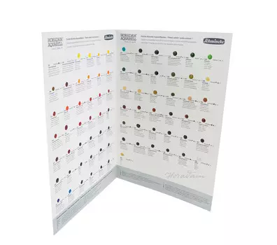 Дот-карта выкраска акварели Schmincke "HORADAM" 80 цв.