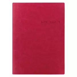 Ежедневник Letts "LECASSA" A5 искусст. кожа, кремовые страницы, мягкая обложка, розовый