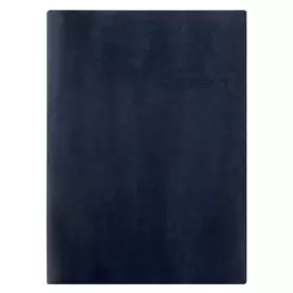 Ежедневник Letts "LECASSA" A5 искусст. кожа, кремовые страницы, мягкая обложка, синий
