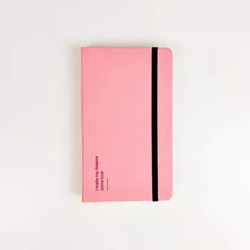 Еженедельник Aesthetic "Make dreams" В6+, Розовый