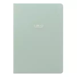 Еженедельник Letts "PASTEL" A5 160 стр, белые страницы, сереб. срез, мятный