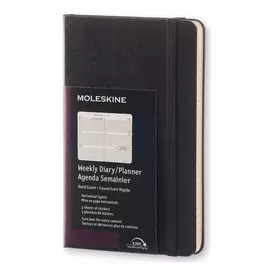 Еженедельник Moleskine "Classic Pocket" 9х14 см 144 стр., черный