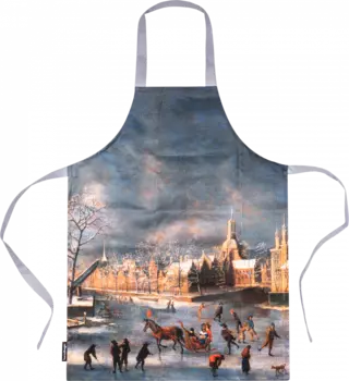 Фартук "Зимний вид Лейдена"