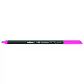 Фломастер Edding "1200" 0,5-1 мм с круглым наконечником, карминовый красный