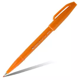 Фломастер-кисть Pentel "Brush Sign Pen" цвет оранжевый