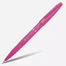 Фломастер-кисть Pentel "Brush Sign Pen" цвет розовый