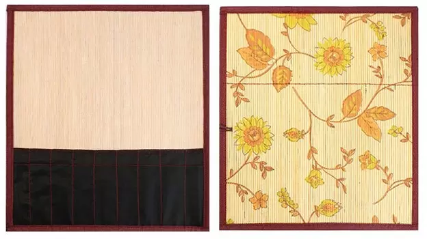 Футляр для кистей "Цветочный рисунок"