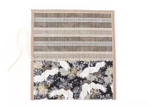 Футляр для кистей "Журавль и хризантема"