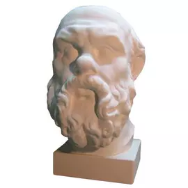 Гипс Голова Сократа h-380 мм