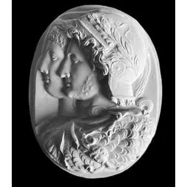 Гипс Камея Гонзага, барельеф античный