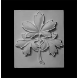 Гипс Орнамент "Ветка клёна"