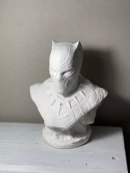 Гипсовая фигура "Черная пантера"