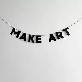 Гирлянда "MAKE ART"