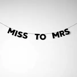 Гирлянда "MISS TO MRS"