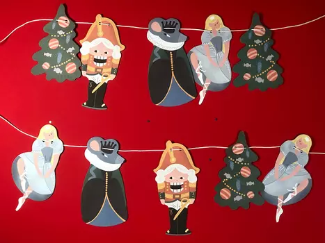 Гирлянда "Щелкунчик"