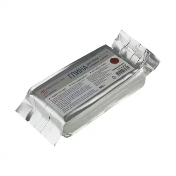 Глина для лепки cамозатвердевающая "Сонет", 500г, терракотовая