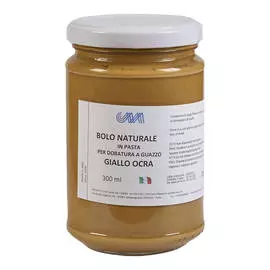 Глина для золочения Masserini натуральная желтая 300 мл, стеклянная банка