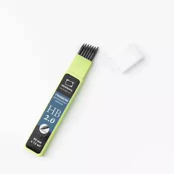 Грифели для механического карандаша Малевичъ GrafArt, 2 мм, HB