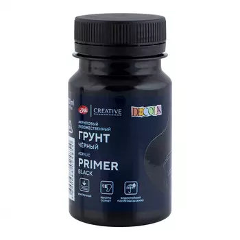 Грунт акриловый Декола 100 мл, черный