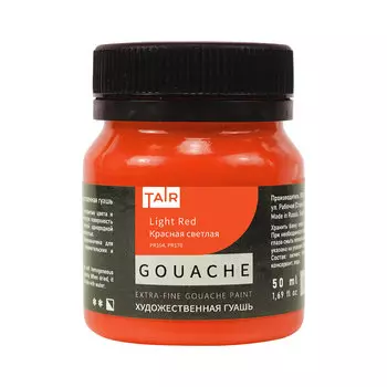 Гуашь Таир 50 мл Красная светлая