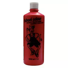 Гуашь Talens "School Colours" банка 1 л №302 Красный насыщенный