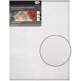 Холст на подрамнике Гамма "Старый Мастер", круглый, d-20см, 100% лен, мелкозернистый