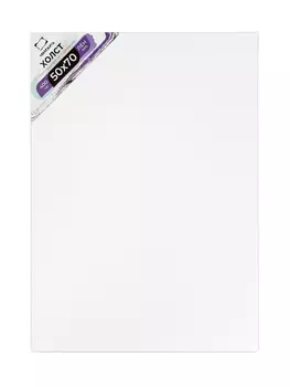 Холст на подрамнике грунтованный Малевичъ 50x70 см 400 г, 100 % лён