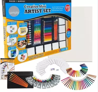 Художественный набор SIMPLY "Creative Mini Arisst Set", 115 предметов