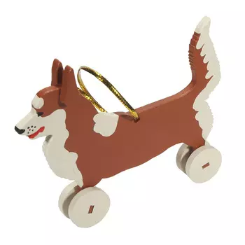 Игрушка деревянная "IDH Center" Корги 360-5