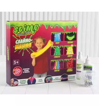 Игрушка Slime Большой набор для девочек "Лаборатория" 300 г