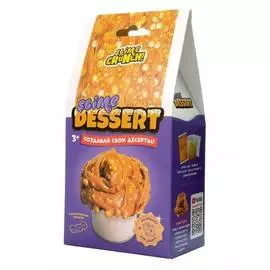 Игрушка "Slime" Слайм ДЕСЕРТ мини, Карамельный чизкейк, 165 г