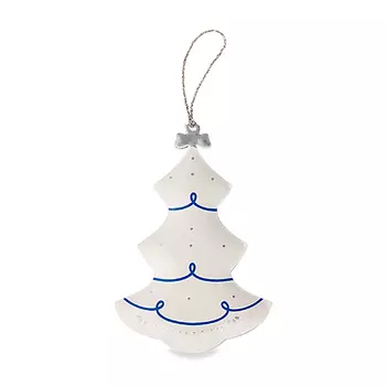 Ёлочная игрушка LUKNO "Ёлка", синяя