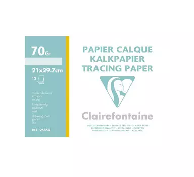 Калька универсальная Clairefontaine А4 70/75 г 12 л в альбоме