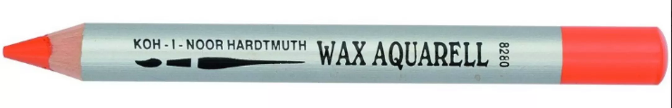Карандаш акварельный восковой Koh-i-noor "8280" оранжевый красноватый