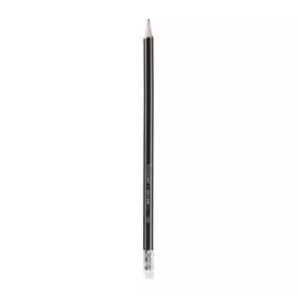 Карандаш чернографитный Bruynzeel НВ с ластиком