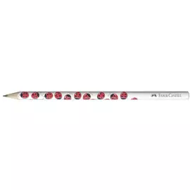 Карандаш чернографитный Faber-Castell "Божья коровка"