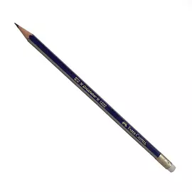 Карандаш чернографитный Faber-Castell "GOLDFABER 1222" с ластиком