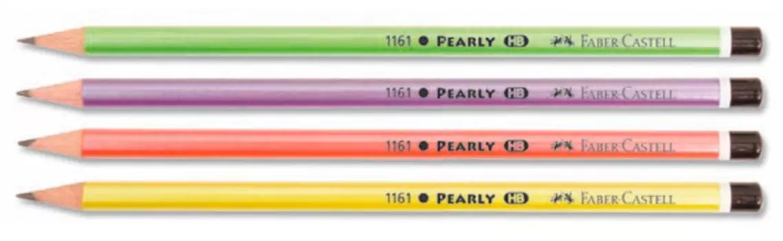 Карандаш чернографитный Faber-Castell "Pearly" HB