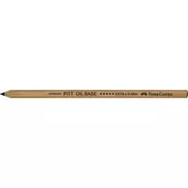 Карандаш масляный художественный Faber-Castell "Pitt" черный, очень твердый