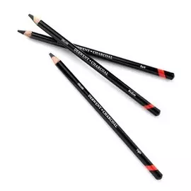 Карандаш угольный Derwent средний