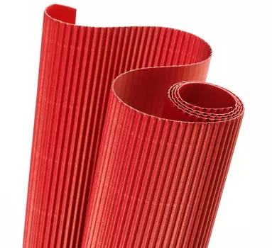 Картон гофрированный Canson 50х70 см красный