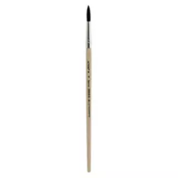 Кисть белка №0 круглая ЦТИ длинная ручка