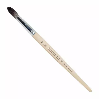 Кисть белка №10 круглая Живописные кисти "1450" короткая ручка