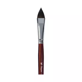 Кисть белка №16 кошачий язык Альбатрос "Студио" длинная ручка