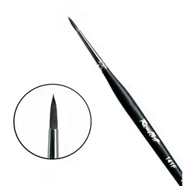 Кисть белка №1 круглая Roubloff "141F" короткая ручка, матовая