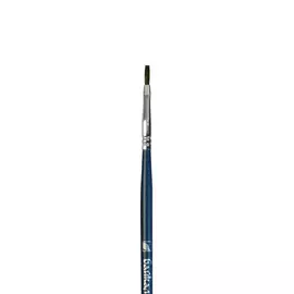 Кисть белка №2 плоская Альбатрос "Байкал" длинная ручка