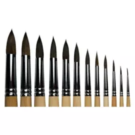 Кисть белка №4 круглая ЦТИ "Profi" длинная ручка