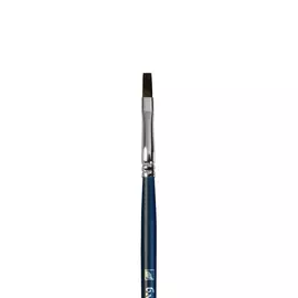 Кисть белка №4 плоская Альбатрос "Байкал" длинная ручка