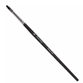 Кисть белка №4 плоская Альбатрос "Мастер" короткая ручка