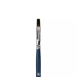 Кисть белка №6 плоская Альбатрос "Байкал" длинная ручка